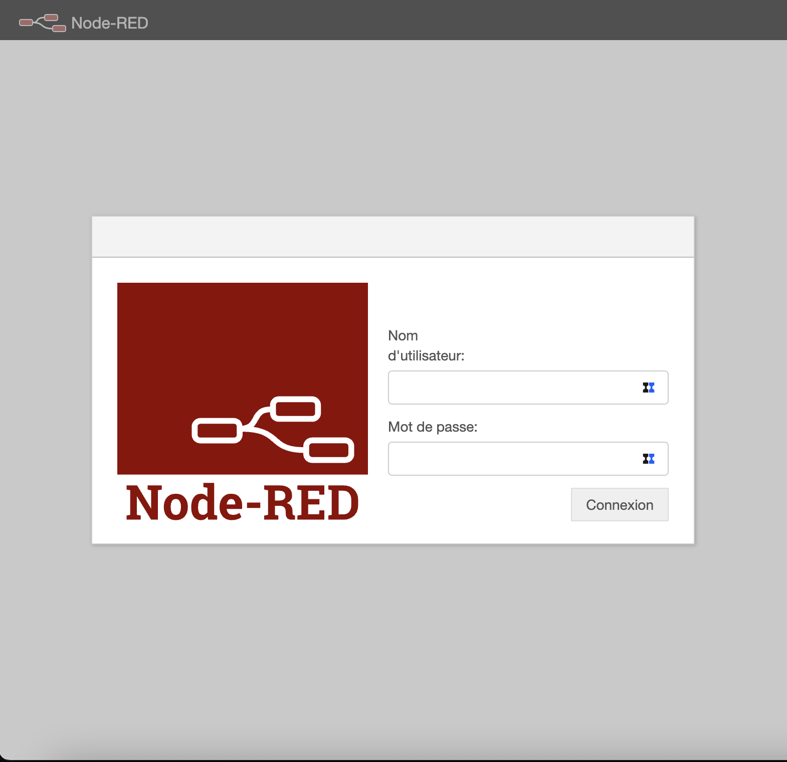 Login Node-RED