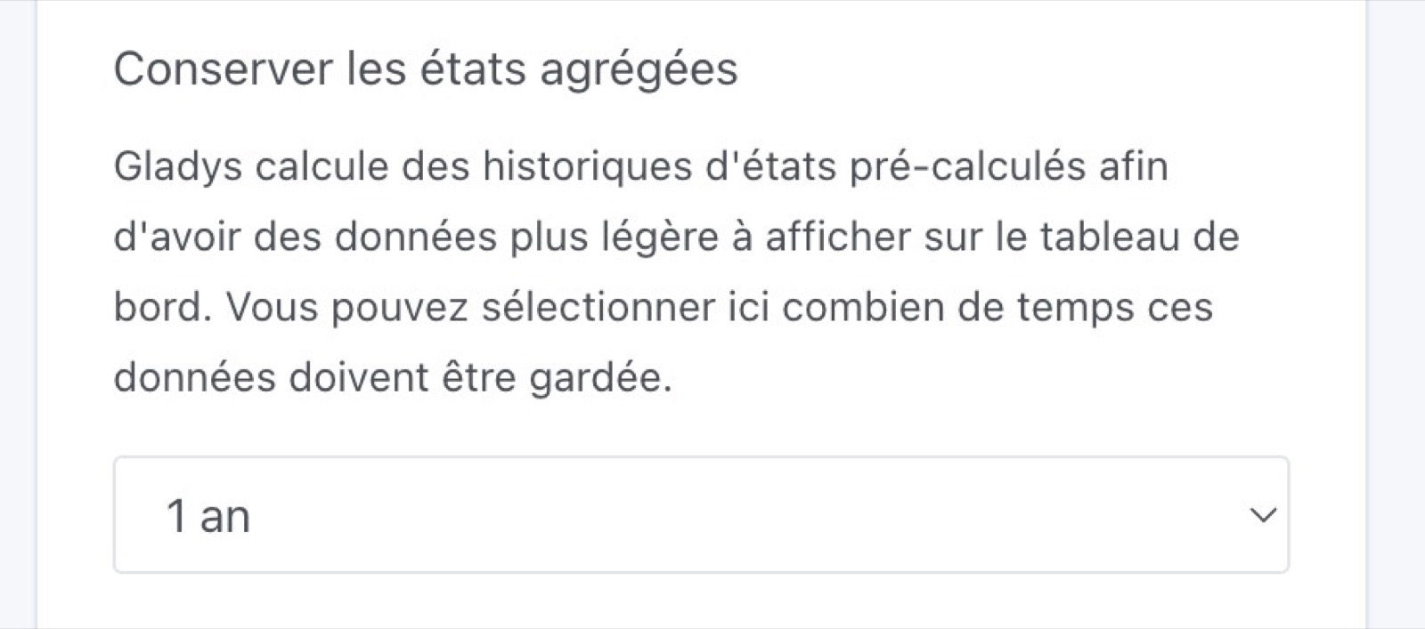 Gladys nettoyage état de capteurs agrégés