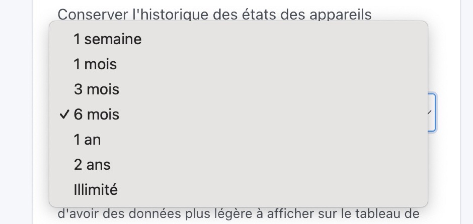 Gladys nettoyage état de capteurs nouvelle durée